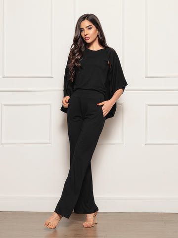 Cardigan e Pantalona Verona - Coleção Nuvem Brasileira